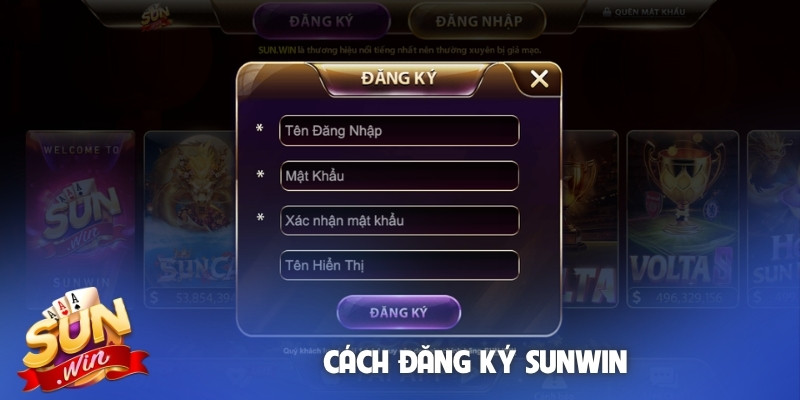 Cách đăng ký Sunwin